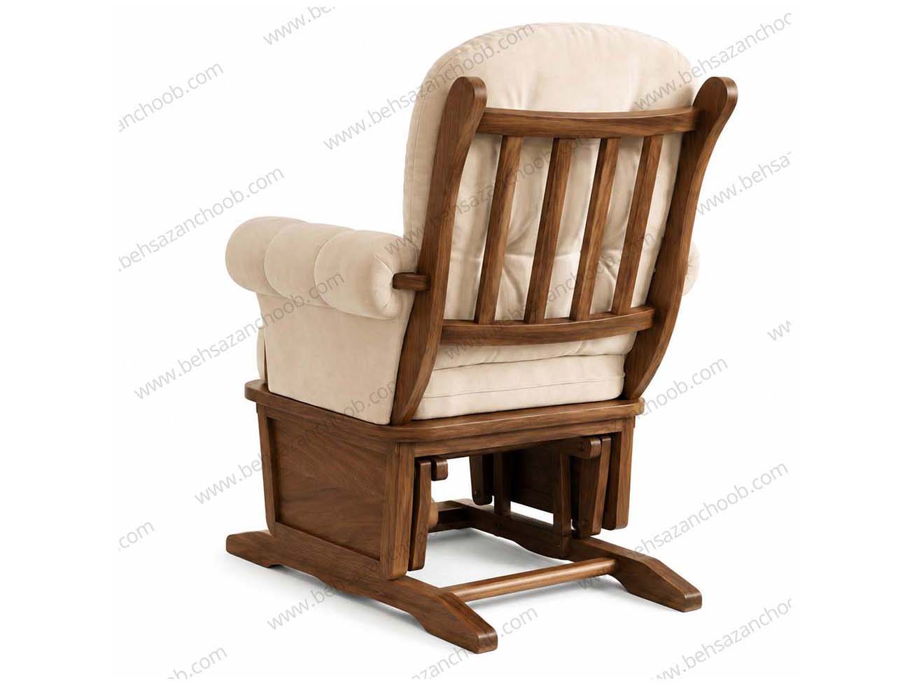 راکینگ چیر چوبی بدون پاف لیانا R151